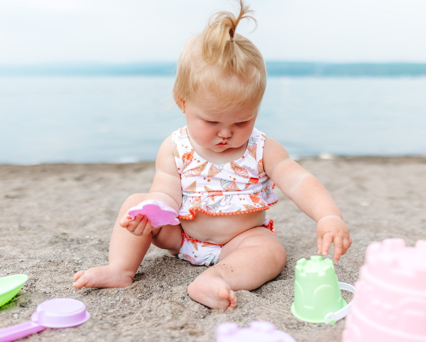 ICE CREAM DREAMZZZ DREAM RUFFLE TWO PIECE SWIM SUIT