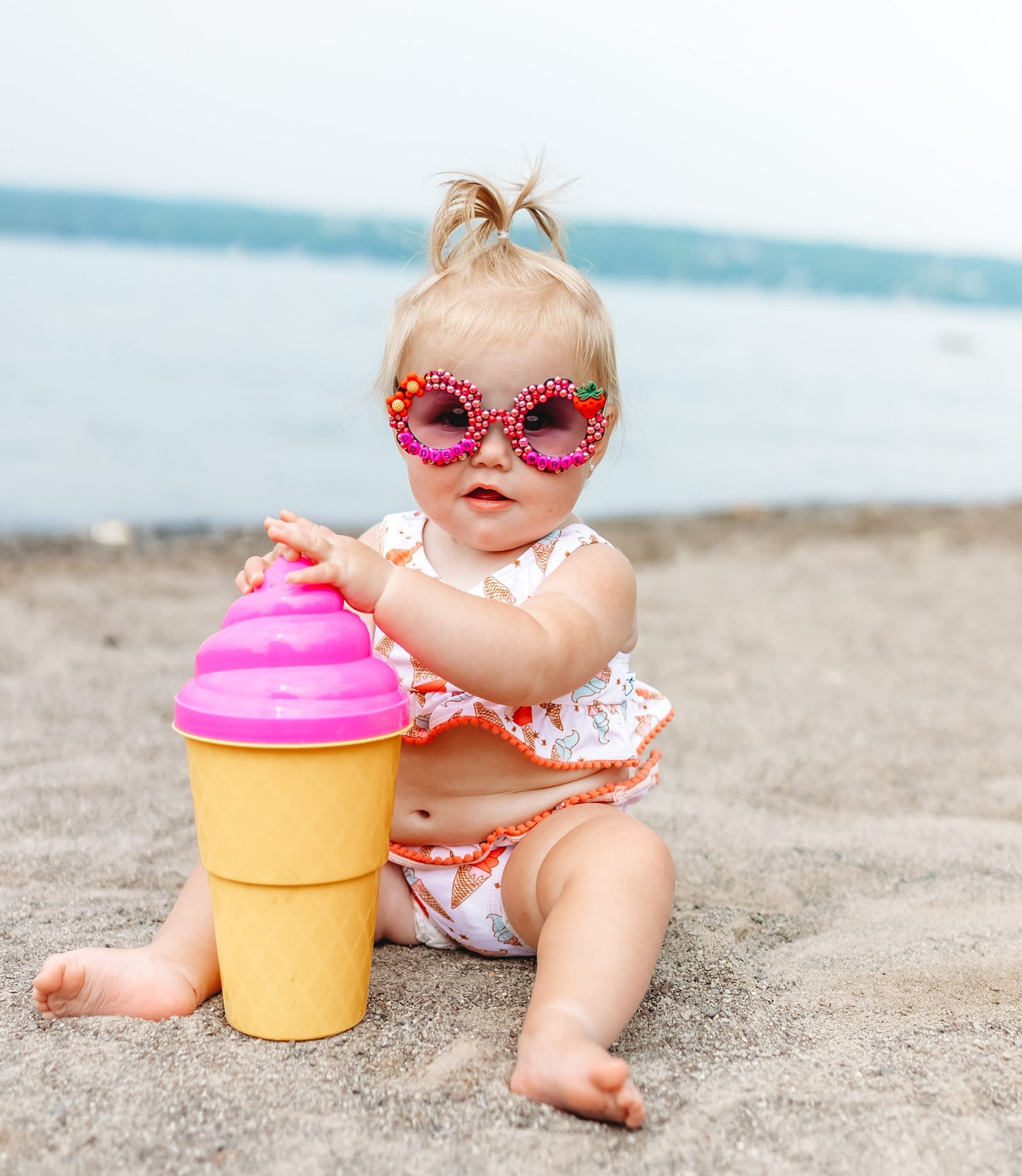 ICE CREAM DREAMZZZ DREAM RUFFLE TWO PIECE SWIM SUIT