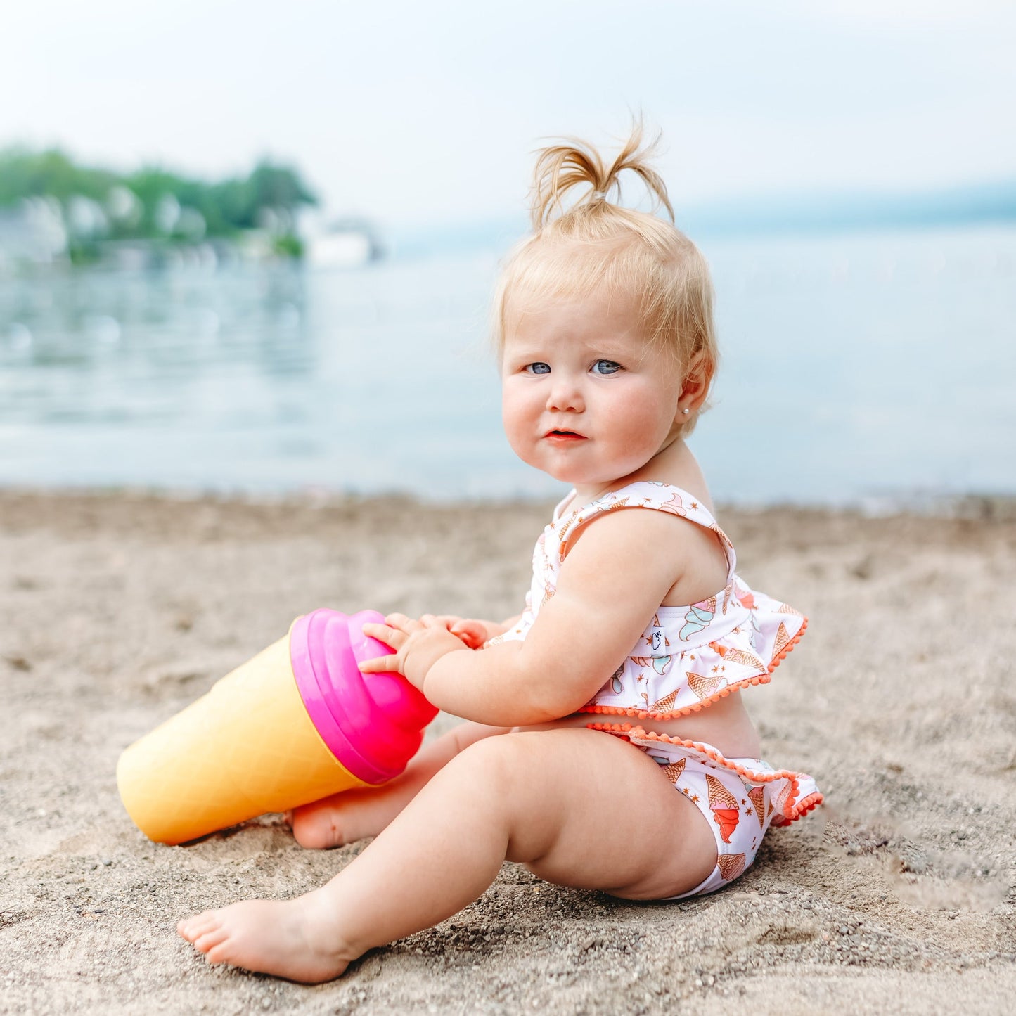 ICE CREAM DREAMZZZ DREAM RUFFLE TWO PIECE SWIM SUIT