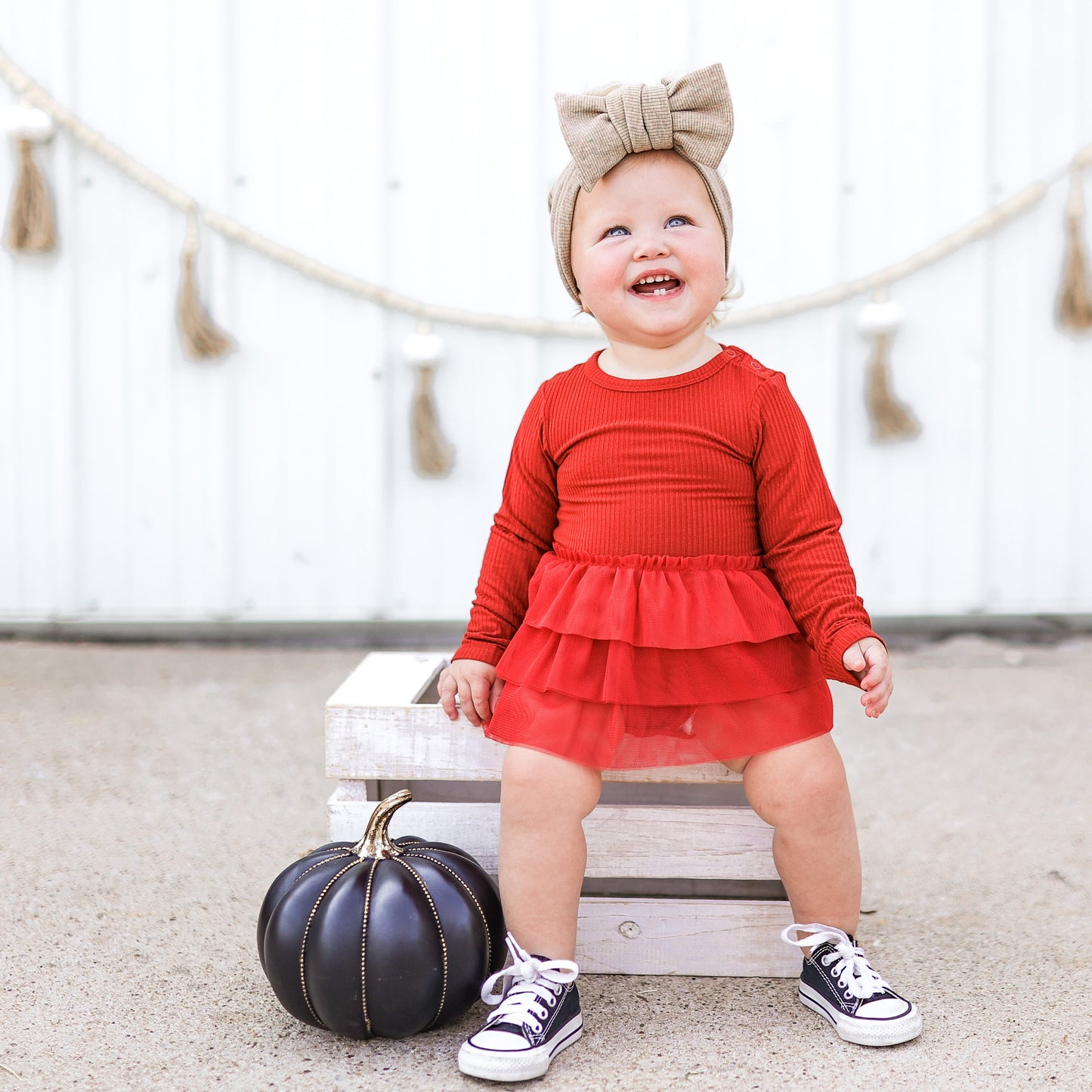 BRICK RIB DREAM TUTU BODYSUIT DRESS