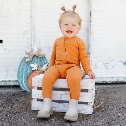 PUMPKIN RIB DREAM ROMPER