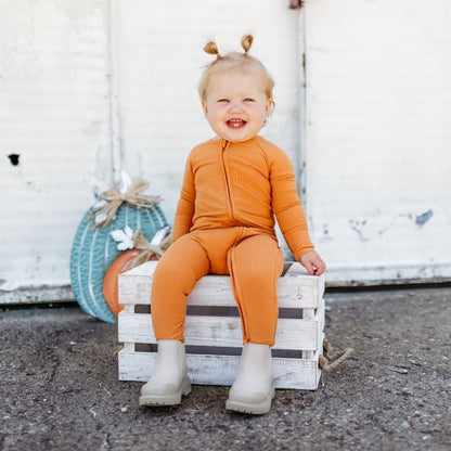 PUMPKIN RIB DREAM ROMPER