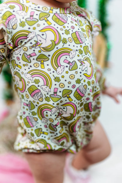 LUCK OF THE UNICORN DREAM BUBBLE ROMPER