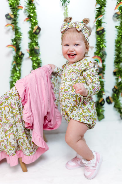 LUCK OF THE UNICORN DREAM BUBBLE ROMPER