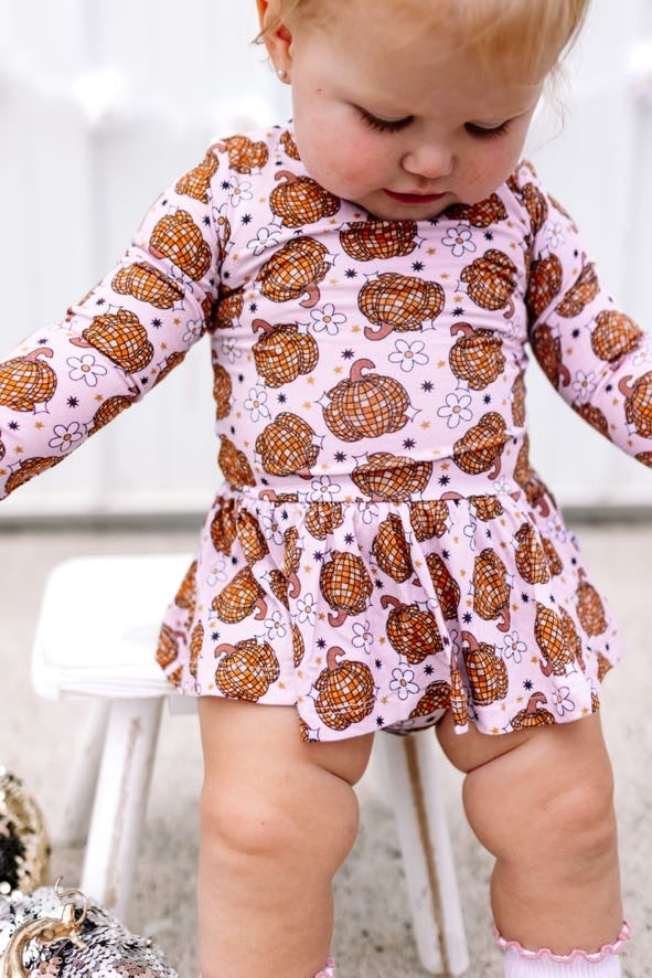 DISCO PUMPKIN DREAM BODYSUIT DRESS