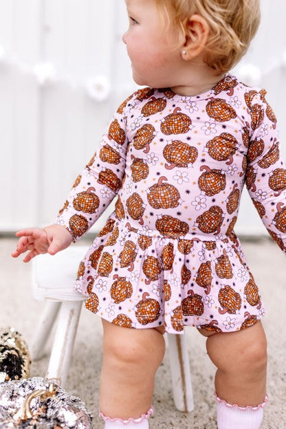 DISCO PUMPKIN DREAM BODYSUIT DRESS