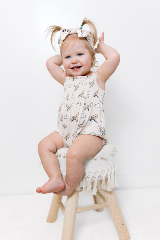 PLANE FUN DREAM BUBBLE ROMPER