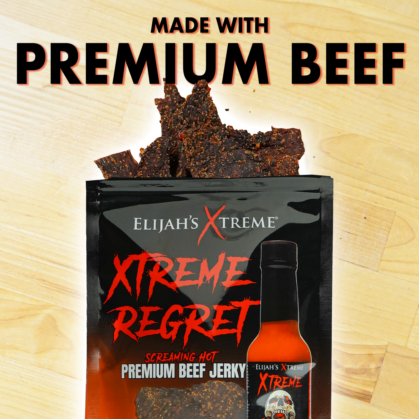 Xtreme Regret Spicy Beef Jerky (6 Bags)