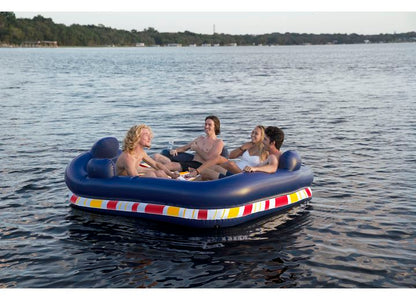 3-4 Person Inflatable Lake Raft - 85in x 85in