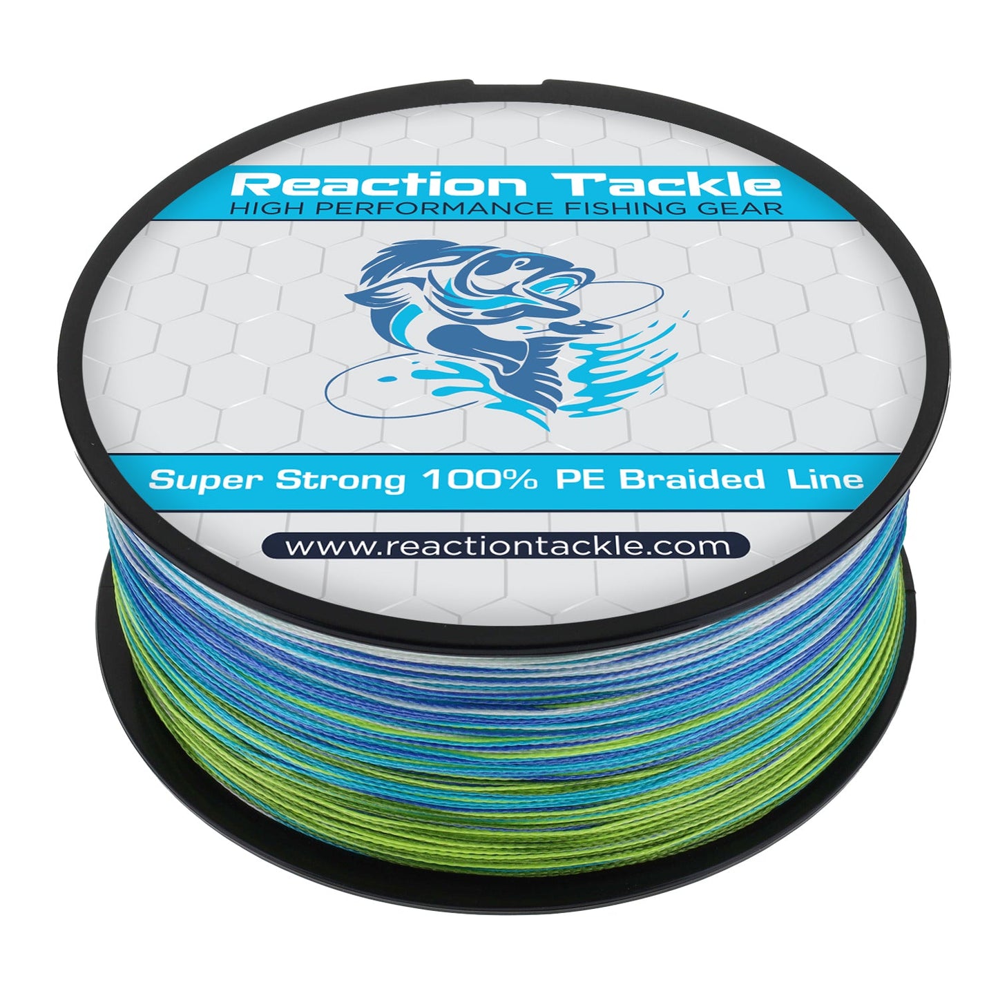 Reaction Tackle Braided Fishing Line - Aqua Camo