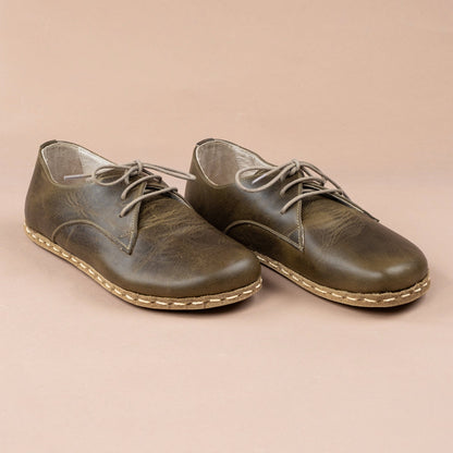 Men's Green Oxfords