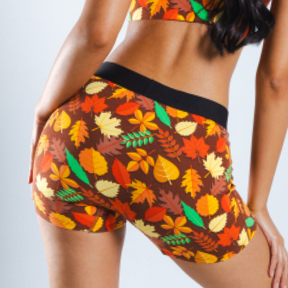 The Acorn Hoard | Fall Leaves Women’s Boxers