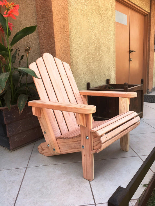 Redwood Adirondack Chair