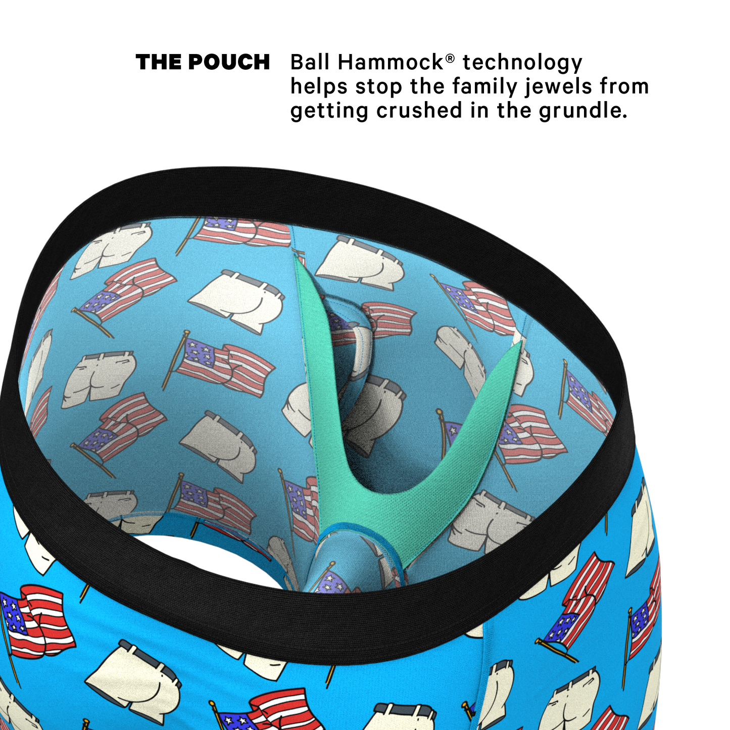 The American Cake | Shinesty x Frankie LaPenna Ball Hammock® Pouch Underwear With Fly