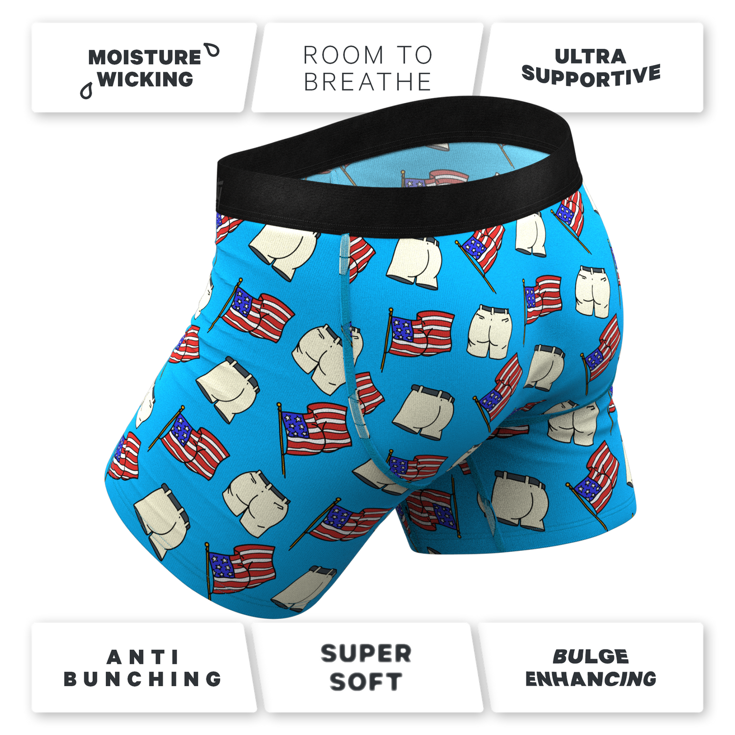 The American Cake | Shinesty x Frankie LaPenna Ball Hammock® Pouch Underwear With Fly