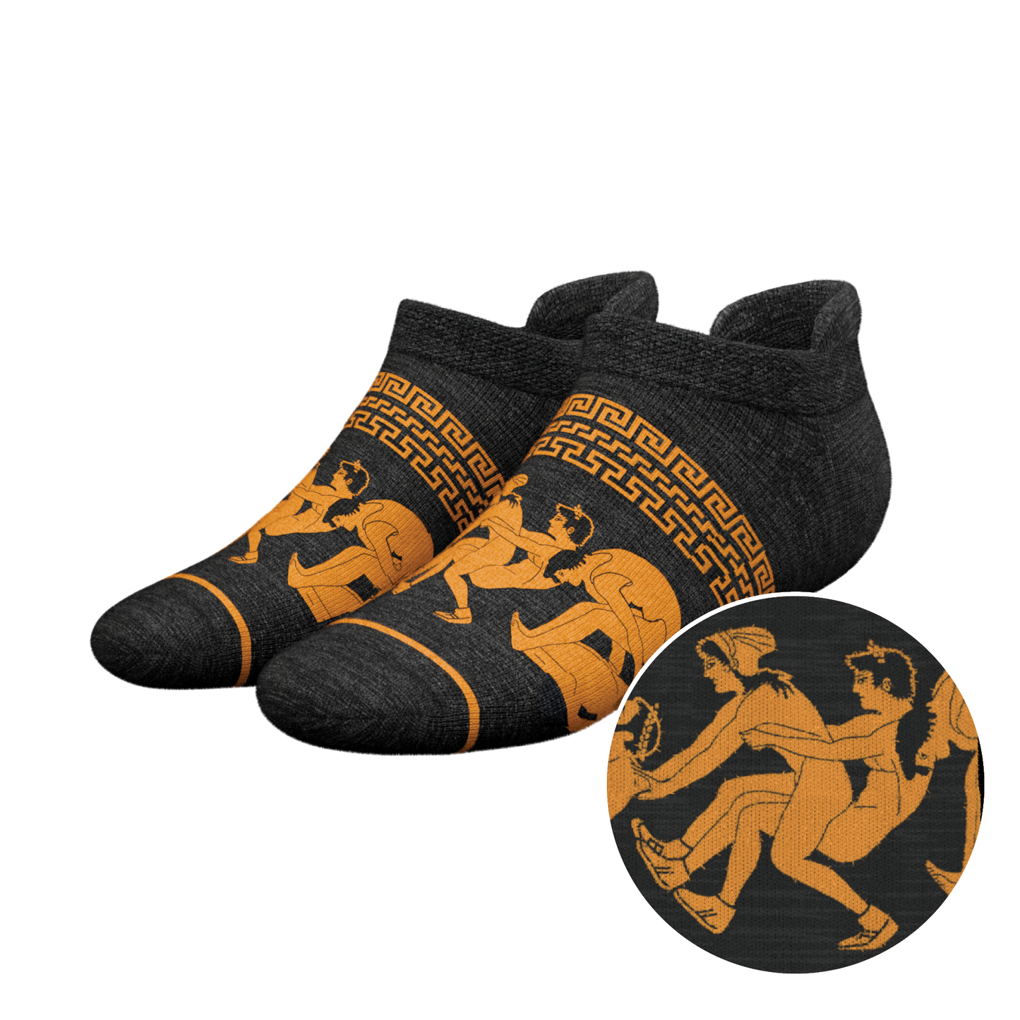 The Ancient Twister | Vase Heel Hammock™ Ankle Socks