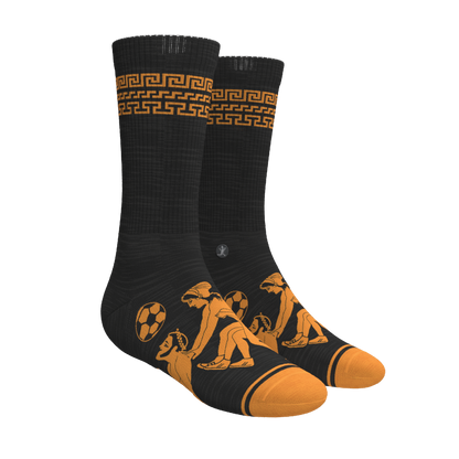 The Ancient Twister | Vase Heel Hammock™ Crew Socks