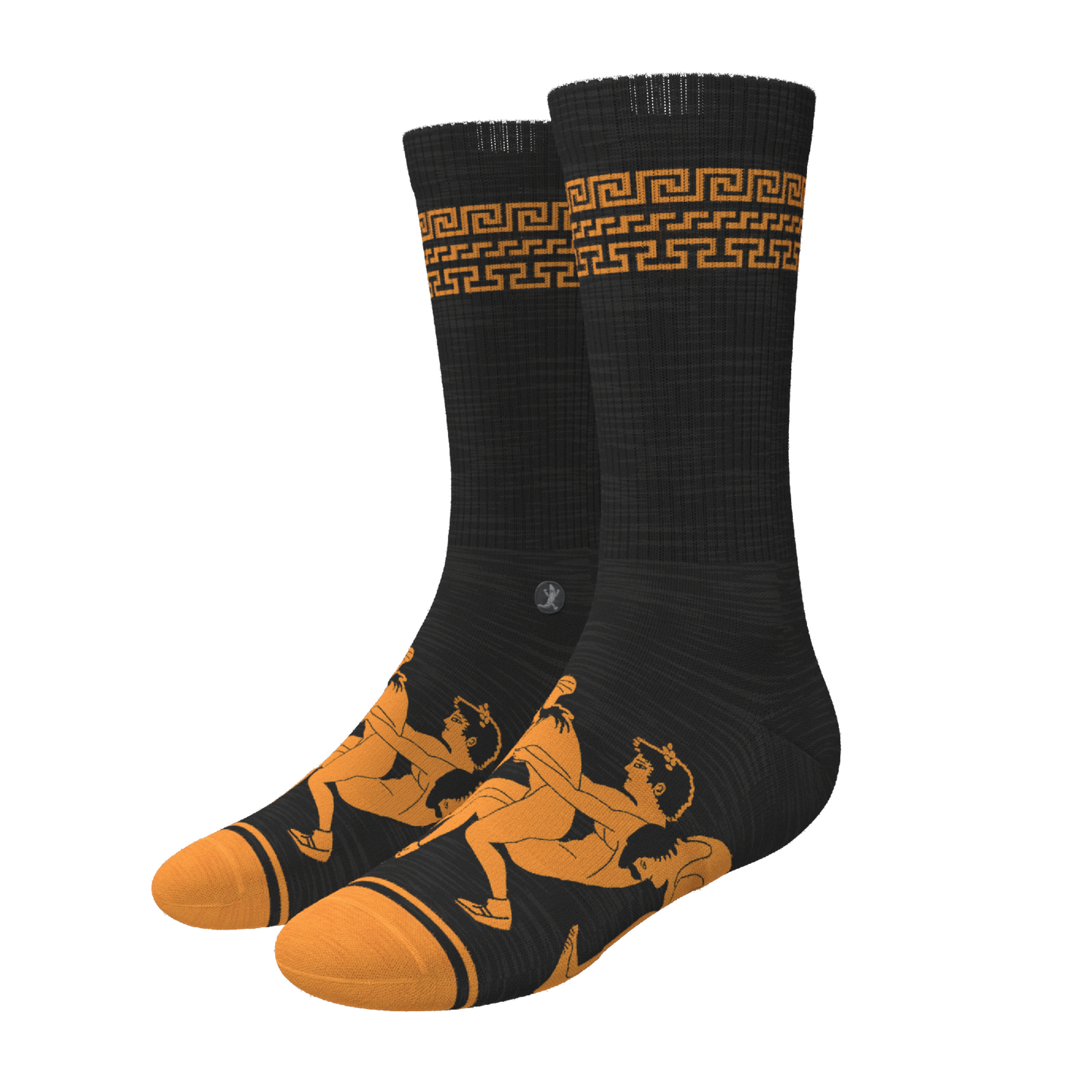 The Ancient Twister | Vase Heel Hammock™ Crew Socks