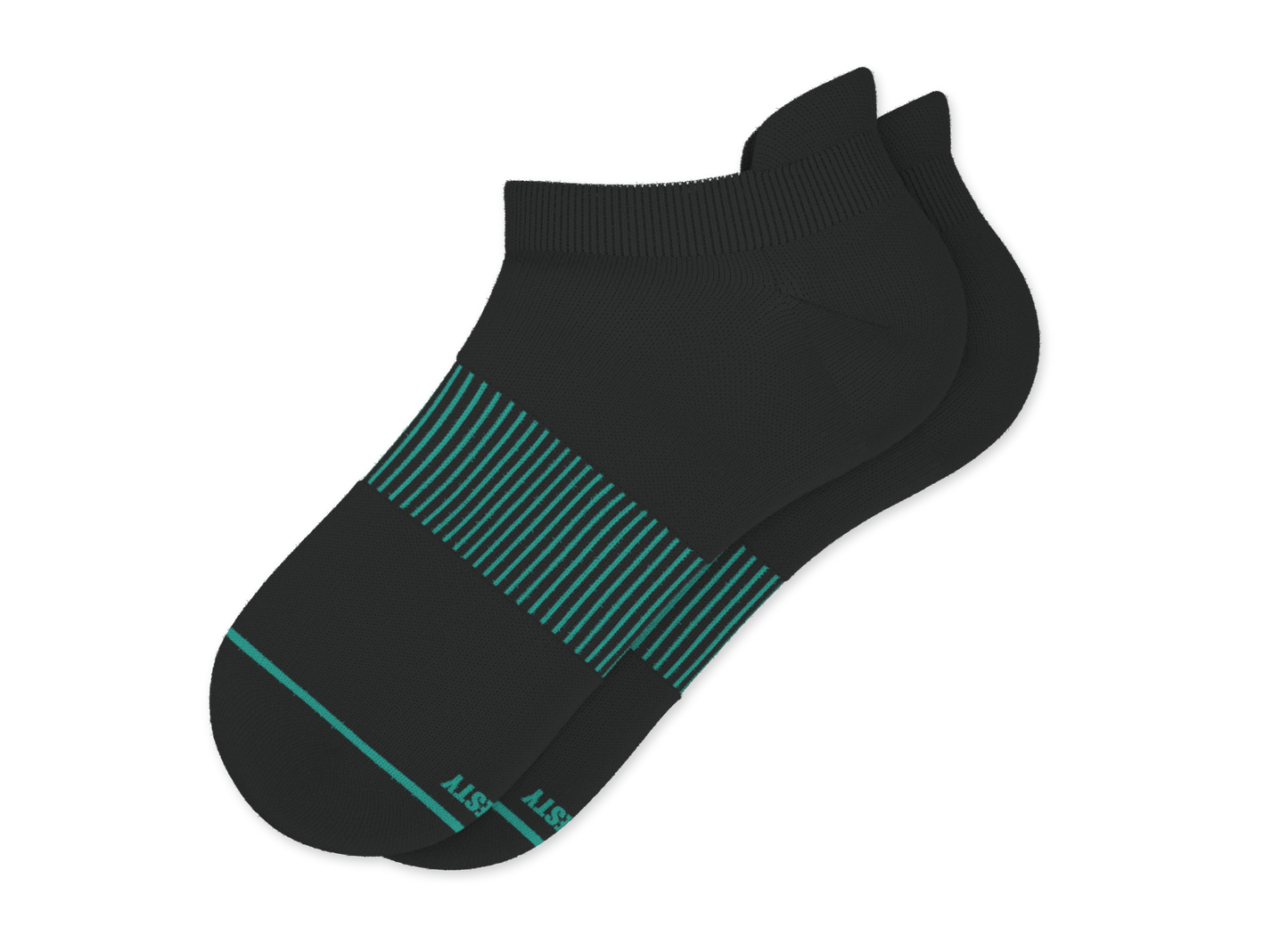 The Threat Level Midnight | Black Stay Weird Heel Hammock™ Ankle Socks