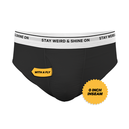 The Anthem | Black Shinesty Ball Hammock® Pouch Underwear Briefs