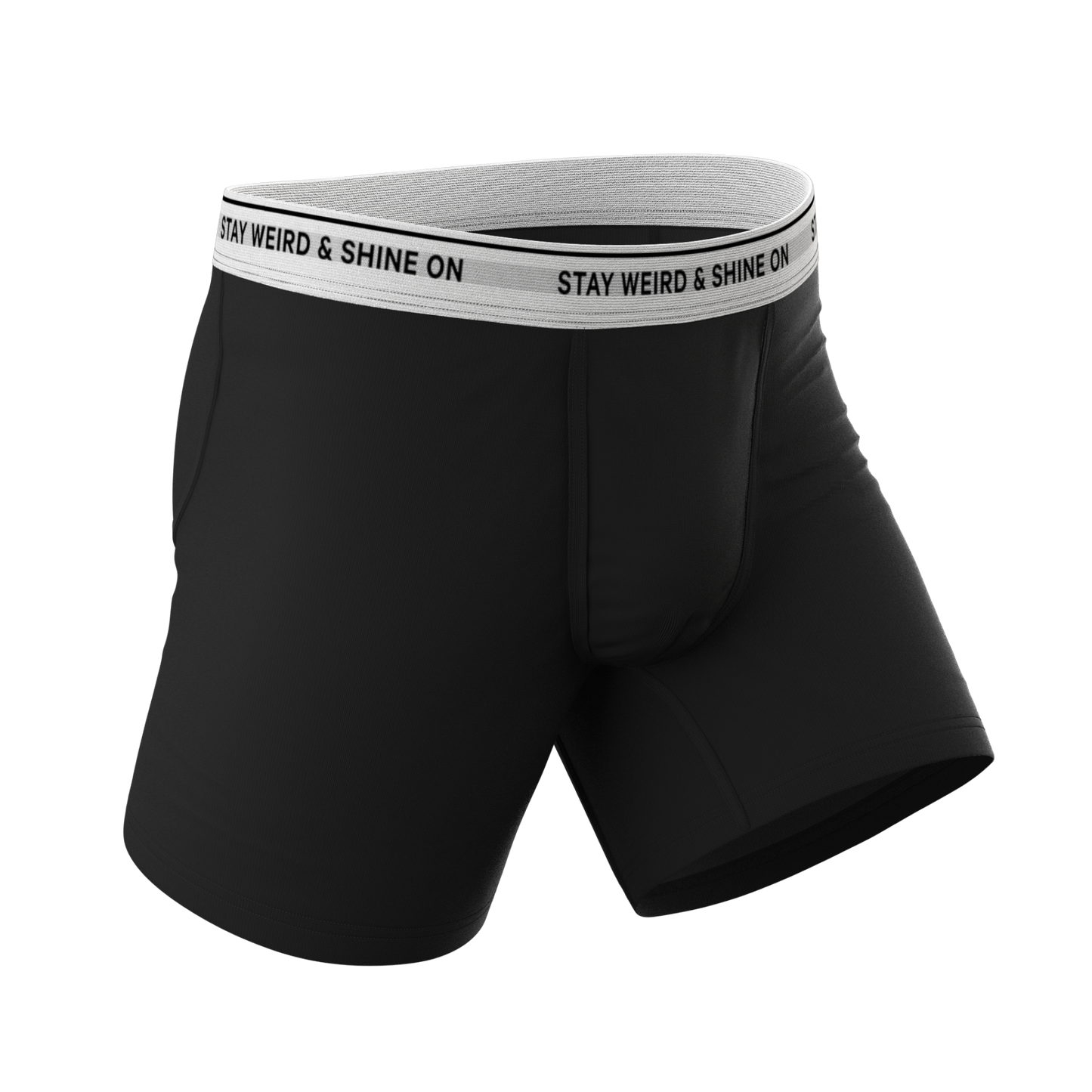 The Anthem | Black Shinesty Ball Hammock® Pouch Underwear