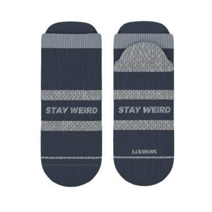 The Arctic | Navy and Grey Heel Hammock™ Ankle Socks