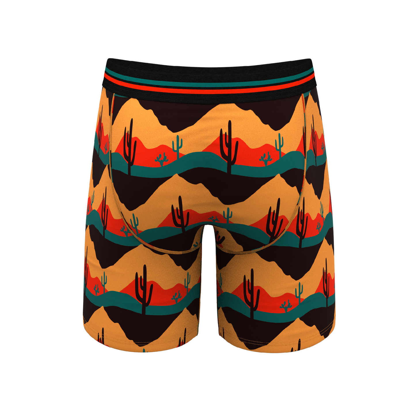 The Arizona Dawn | Desert Scene Long Leg Ball Hammock® Pouch Underwear With Fly