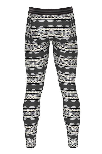 The Arroyo Grande | Grey and Black Aztec Ball Hammock® Long Johns