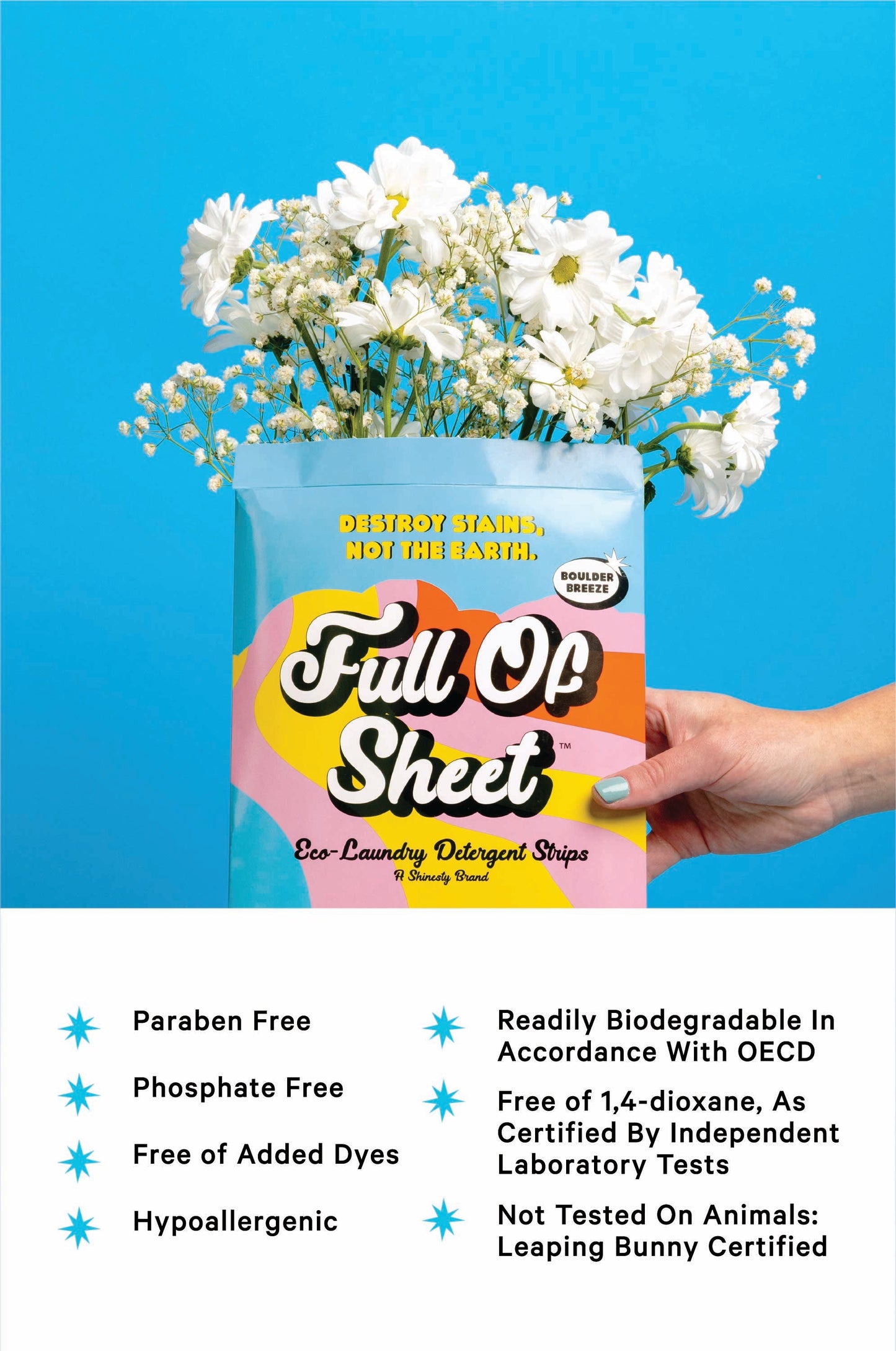 The Full Of Sheet | Boulder Breeze Eco-Laundry Detergent Strips