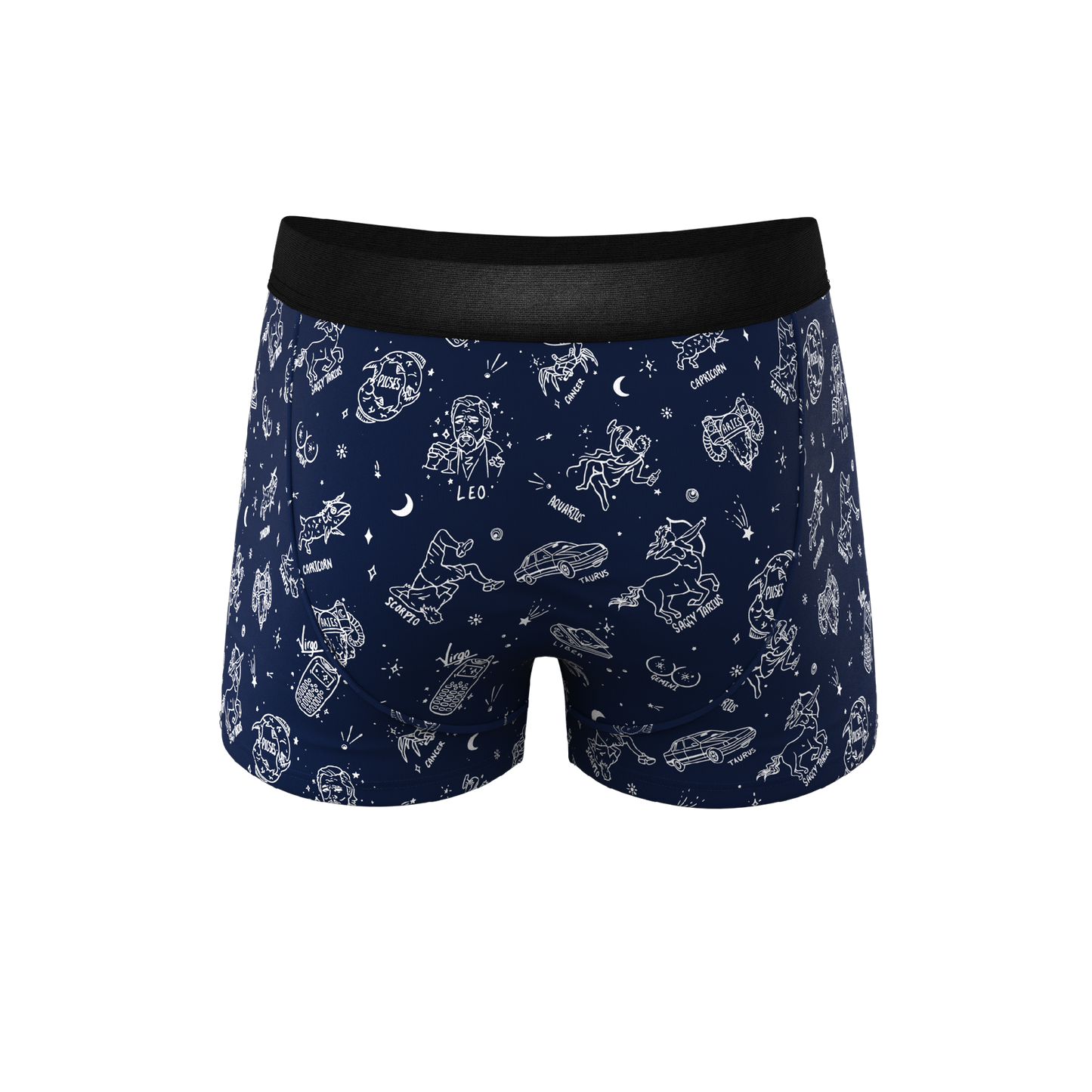 The Astrology Major | Glow in the Dark Astrological Signs Ball Hammock® Pouch Trunks Underwear