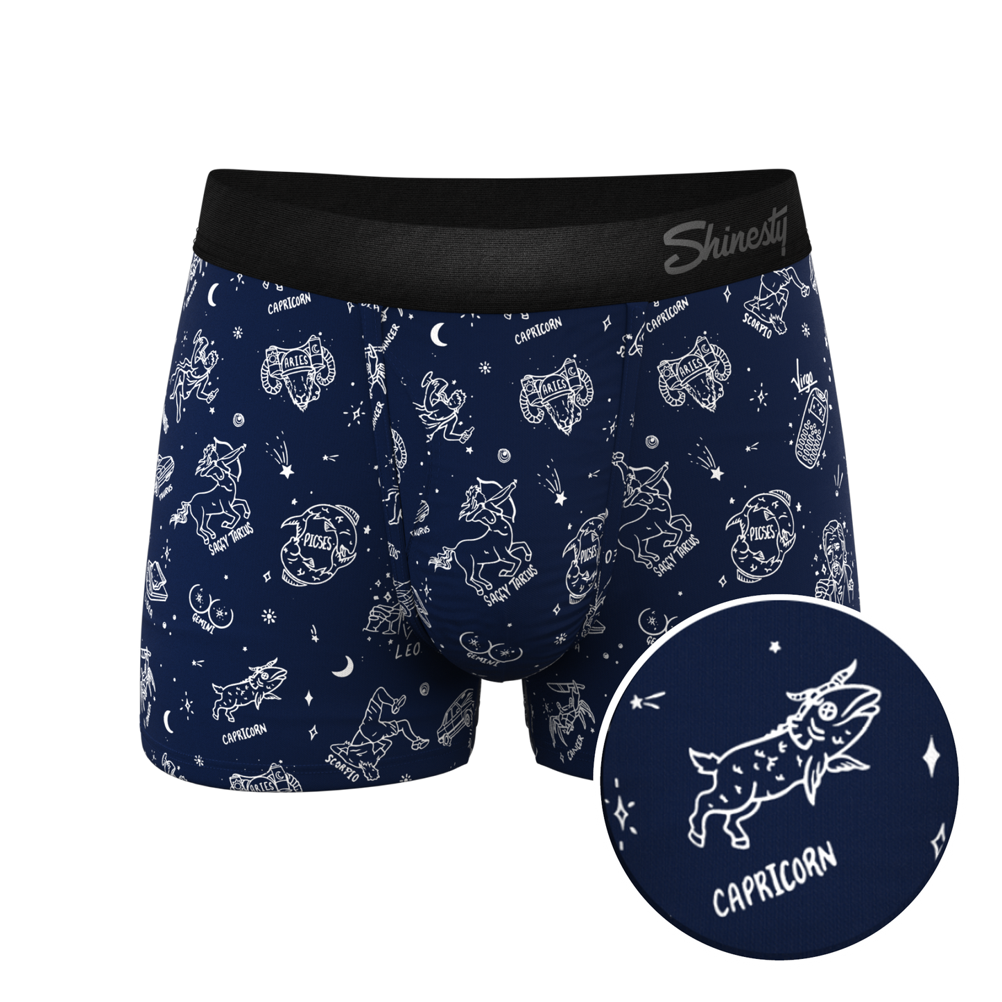 The Astrology Major | Glow in the Dark Astrological Signs Ball Hammock® Pouch Trunks Underwear