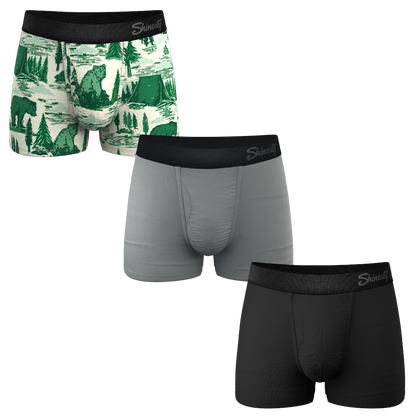 The August Flair | Ball Hammock® Pouch Trunks Underwear 3 Pack