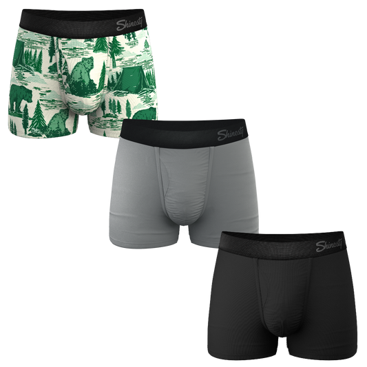 The August Flair | Ball Hammock® Pouch Trunks Underwear 3 Pack