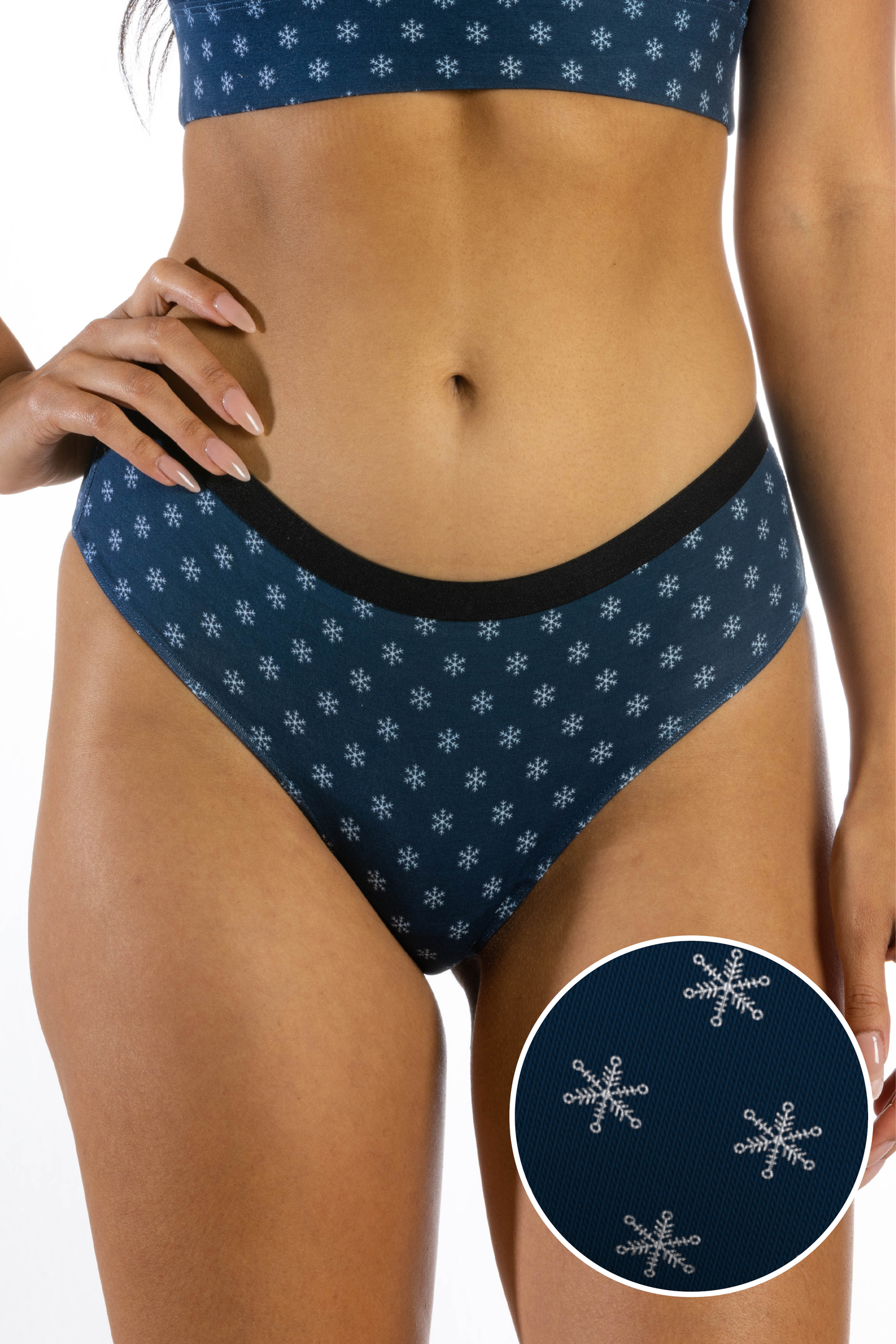 The Avalanche | Color Changing Snowflake Modal Cheeky Underwear