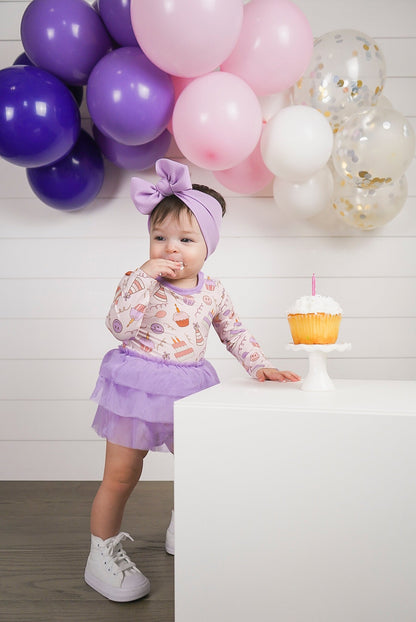 BIRTHDAY GIRL DREAM TUTU BODYSUIT DRESS