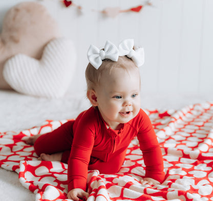 RED DREAM ROMPER