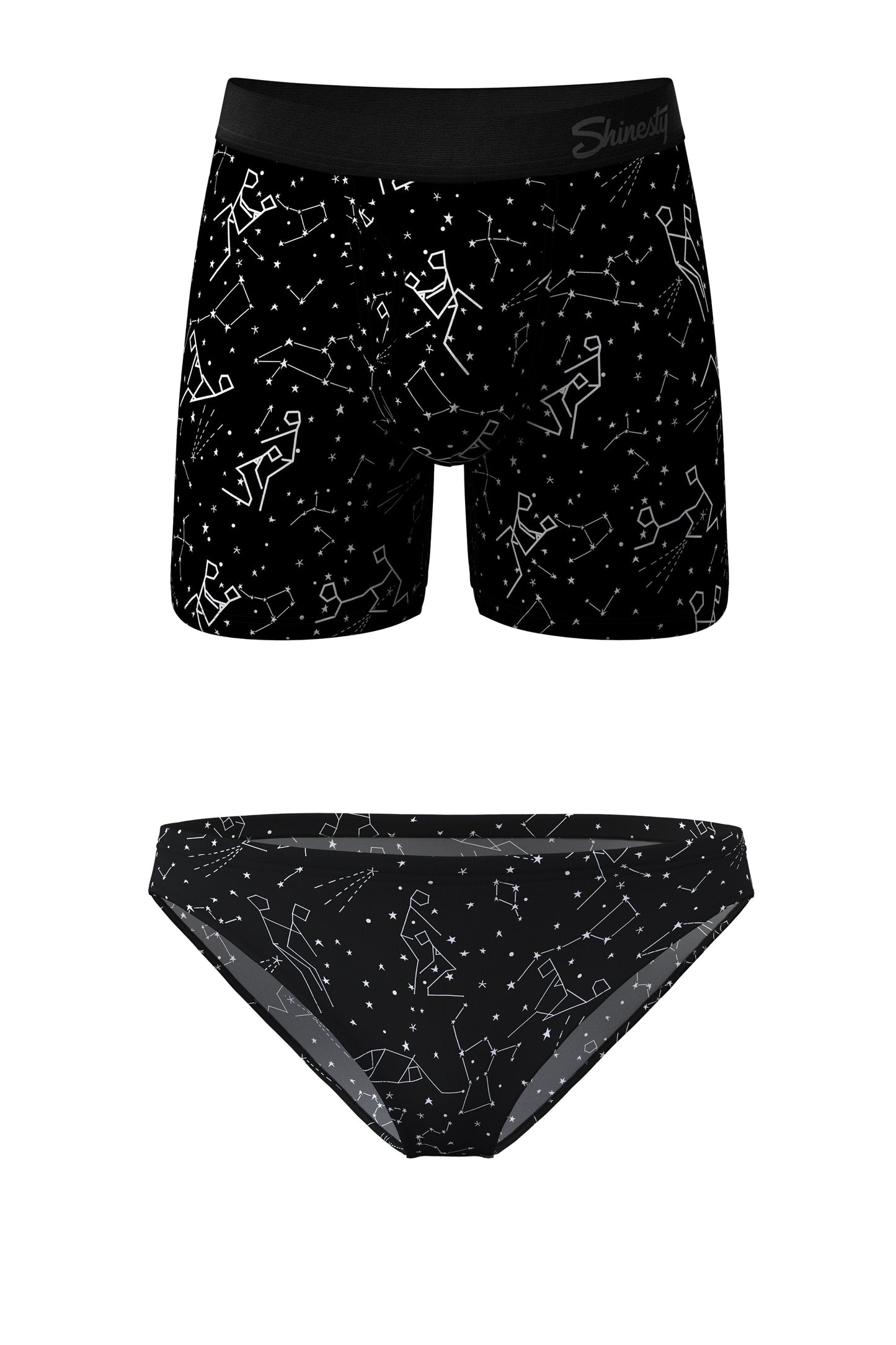 The Big Bang | Constellation Ball Hammock® Boxer With Fly and Bikini Matching Underwear Pack