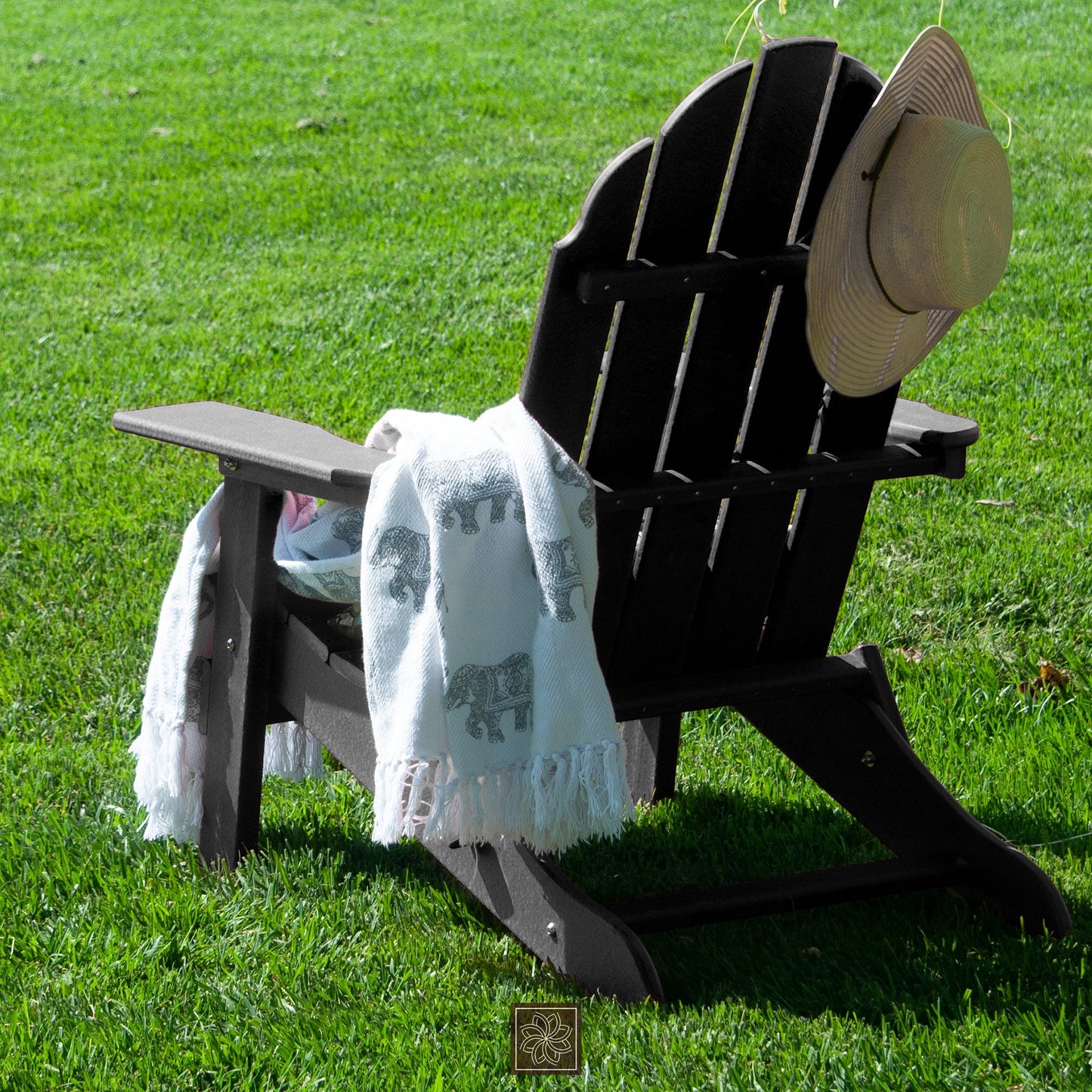 New Tradition Folding Adirondack Chair by ResinTeak