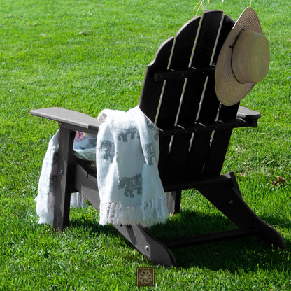 New Tradition Folding Adirondack Chair by ResinTeak