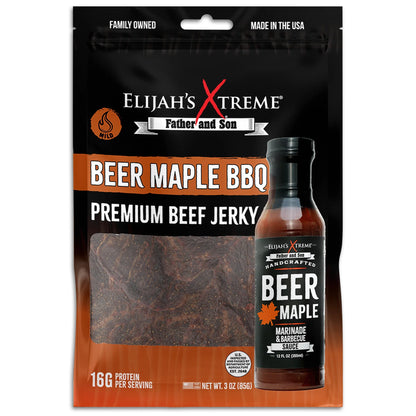 Beer Maple BBQ Beef Jerky