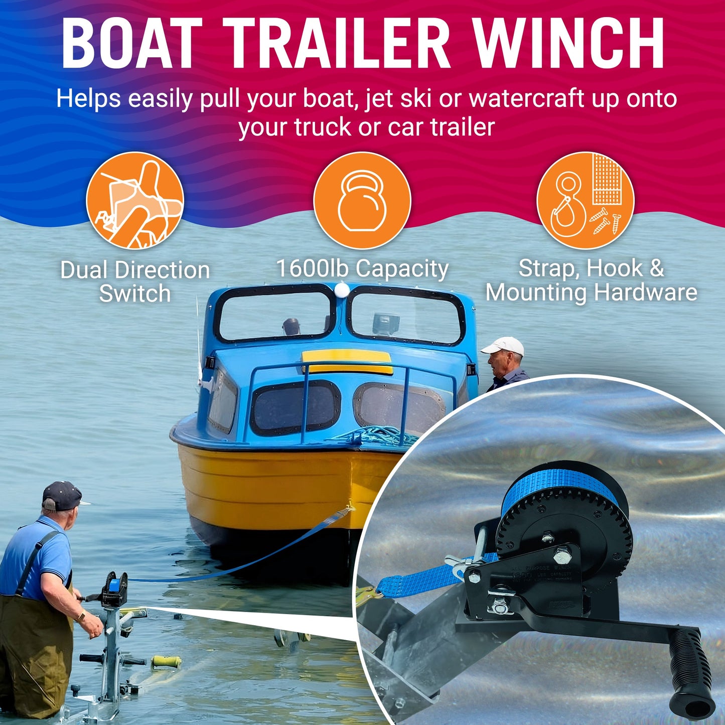 Boat Trailer Winch