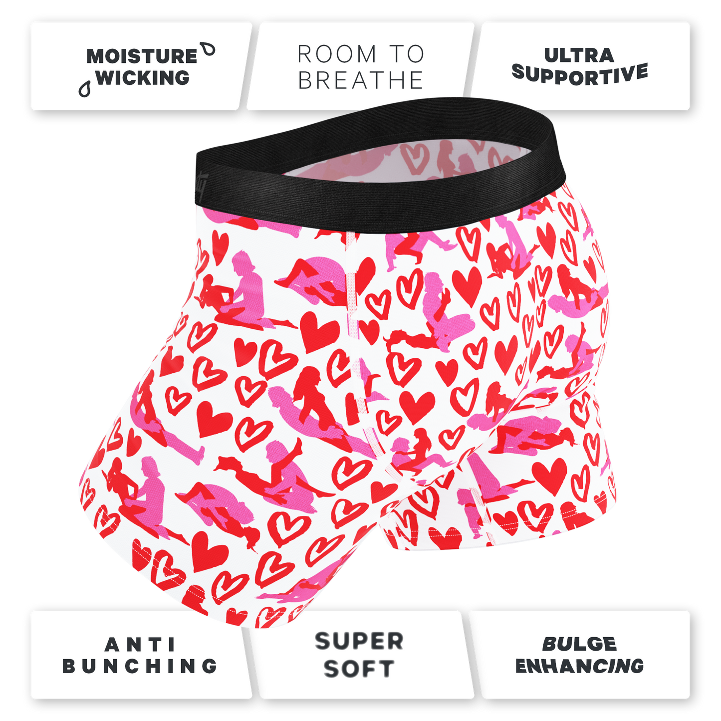 The Secret Admirer | Ball Hammock® Pouch Boxer Briefs with Fly 3 Pack