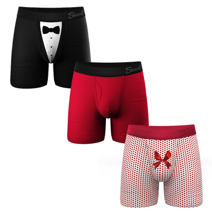 The Classy Date | Ball Hammock® Pouch Boxer Briefs with Fly 3 Pack