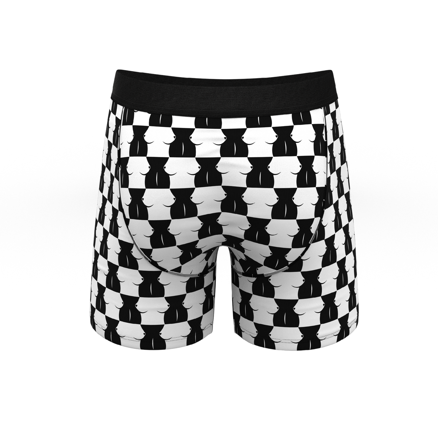 The Black and White Valentine | Ball Hammock® Pouch Boxer Briefs with Fly 3 Pack