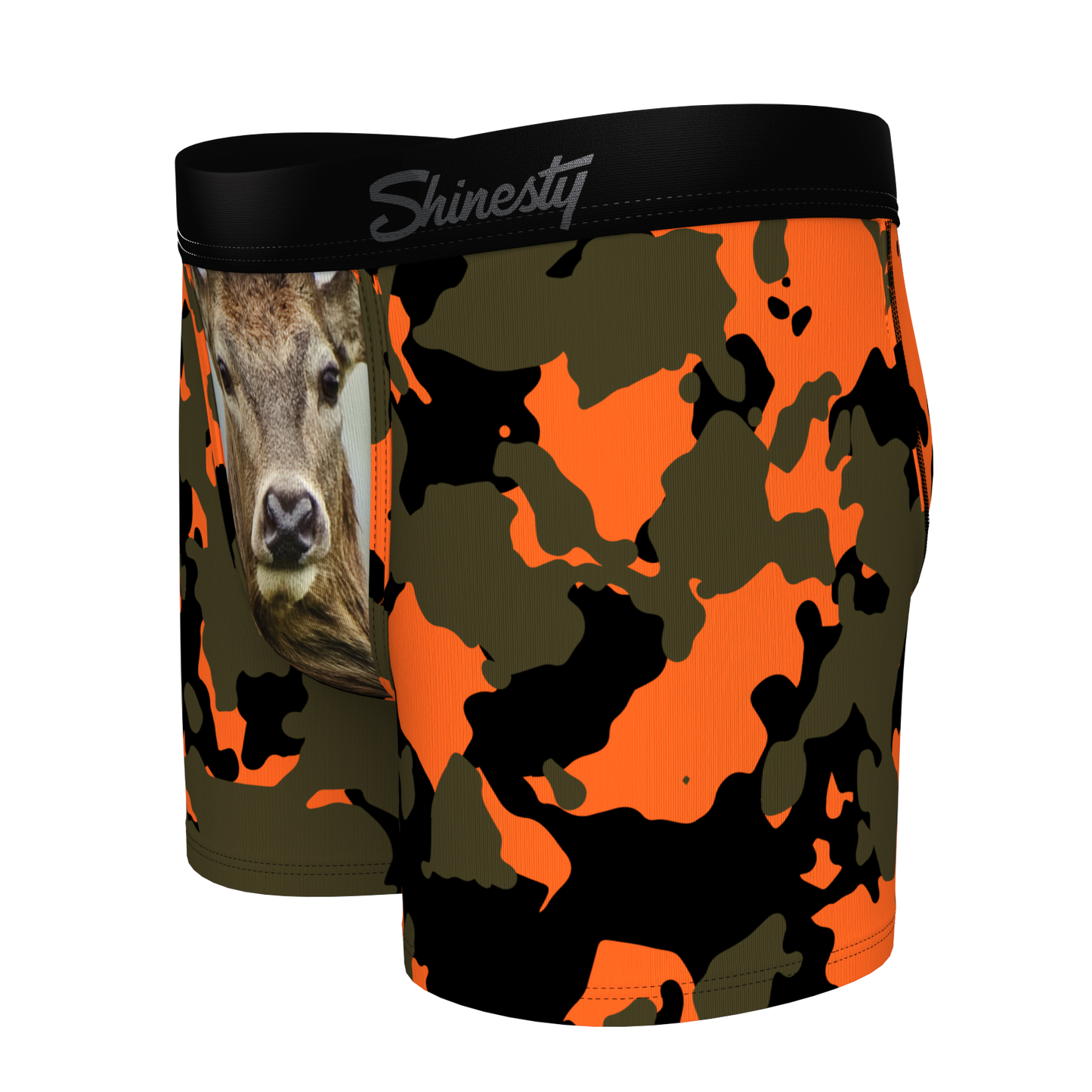 The Bambi Bunchers | Camo Deer Boy's Boxer Briefs