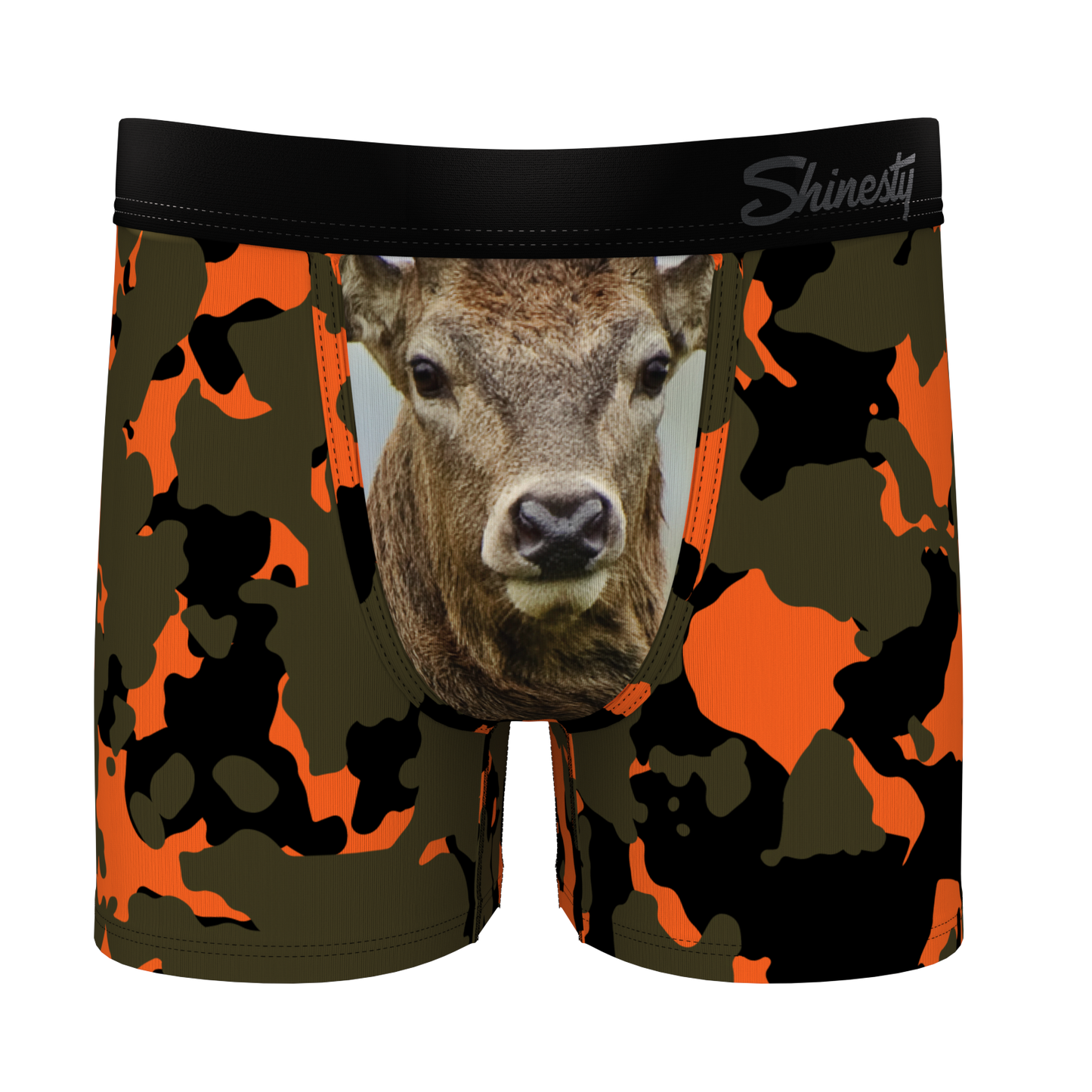 The Bambi Bunchers | Camo Deer Boy's Boxer Briefs