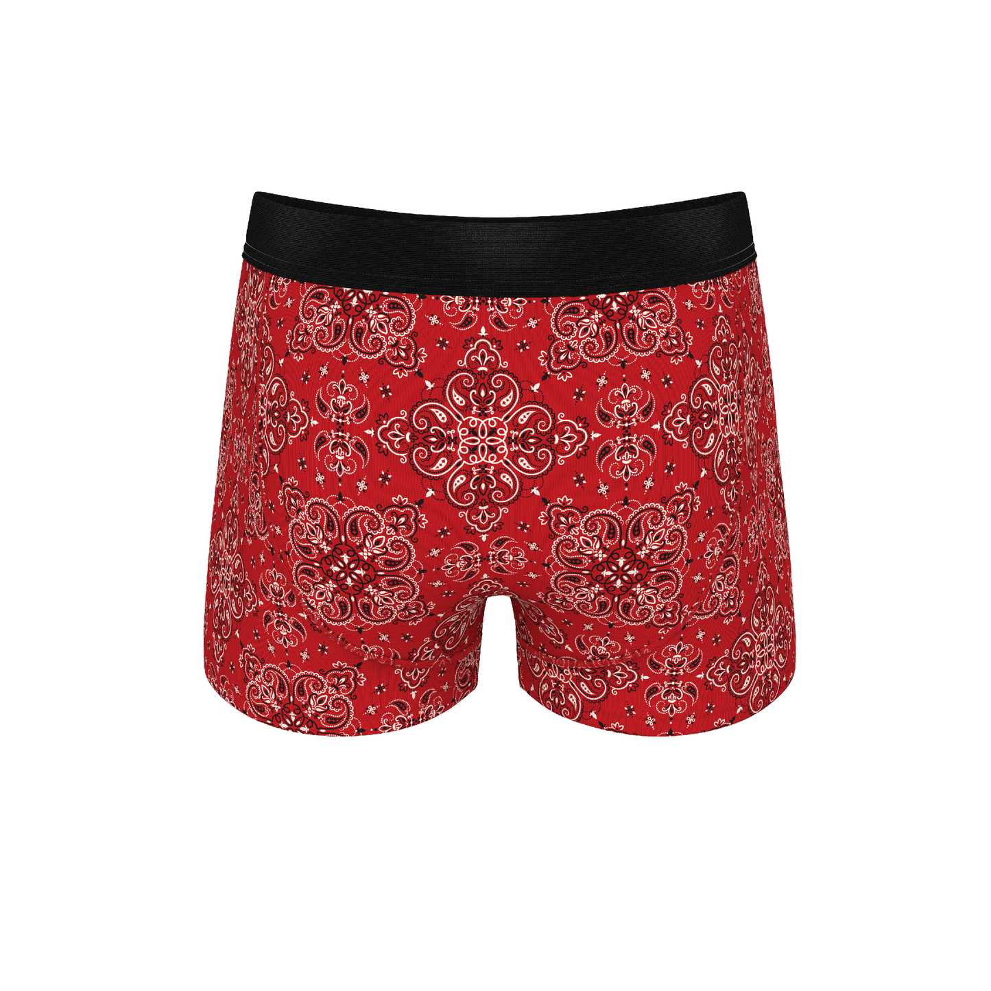 The Bandana Split | Red Bandana Ball Hammock® Pouch Trunks Underwear