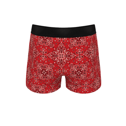 The Bandana Split | Red Bandana Ball Hammock® Pouch Trunks Underwear