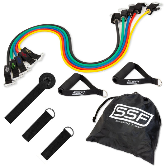 Resistance Tubing Pack (Up to 100 lbs Resistance)