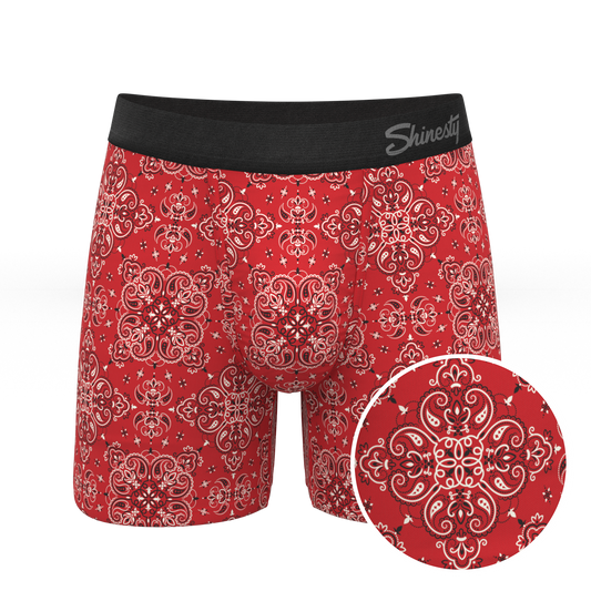 The Bandana Split | Red Bandana Ball Hammock® Pouch Underwear